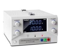 PeakTech 6194 - Alimentation de laboratoire 0-30 V / 0-10 A DC SELV linéaire Alimentation avec transformateur d'isolement, alimentation de laboratoire