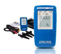 PeakTech Indicateur de sens de rotation triphasé/Testeur de champ rotatif avec affichage LCD, 1 pièce, P 2530