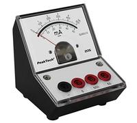 PeakTech P 205-04 Intensomètre/Ampèremètre analogique/Mesureur avec échelle à miroir 0 ... 50Ma/ 500Ma/ 5A DC