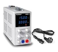 PeakTech P6075 - Alimentation de laboratoire à haute résolution 0-15V / 0-3A DC - Alimentation de laboratoire professionnelle avec écran LED