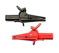 PeakTech Pinces crocodiles isolées de 4 mm CAT III, 1 pièce, P 7015