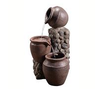 Peaktop - Fontaine d'eau de fontaine de pompe de cascade de jardin de décoration extérieure Caractéristique de l'eau VFD8210