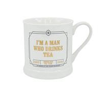 Peaky Blinder Mug vintage avec inscription « I'm a Man Who Drinks Tea »
