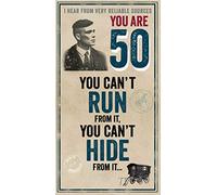 Peaky Blinders Danilo Promotions Limited Carte d'anniversaire 50 ans Motif Multicolore 22,9 x 12,7 cm