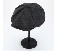 Peaky Blinders hommes bérets chapeau hiver automne octogone casquette mode décontracté citrouille ch black