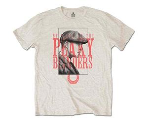 Peaky Blinders Men's Tee: Red Logo Tommy T-Shirt Homme