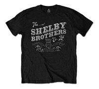 Peaky Blinders Men's Tee: The Shelby Brothers T-Shirt, Noir (Black Black), Large Homme