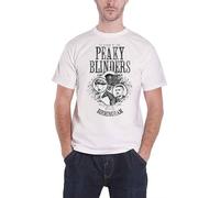 Peaky Blinders - T-shirt homme/femme unie RO743 (M) (Blanc)