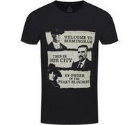 Peaky Blinders T-Shirt This Is Our City Homme Noir - Taille L Noir