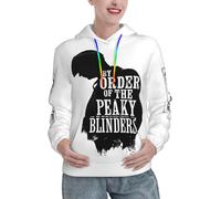 Peaky Movie Sweat à capuche pour femme Motif TV Blinder Film Lady - Vintage TV Series Pullover Sweatshirt avec capuche - Haut tendance décontracté pour les fans - Cadeau pour elle, En 1, XXL