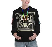 Peaky Movie Sweat à capuche pour femme Motif TV Blinder Film Lady - Vintage TV Series Pullover Sweatshirt avec capuche - Haut tendance décontracté pour les fans - Cadeau pour elle, In-5, L