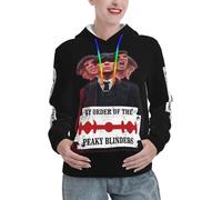 Peaky Movie Sweat à capuche pour femme Motif TV Blinder Film Lady - Vintage TV Series Pullover Sweatshirt avec capuche - Haut tendance décontracté pour les fans - Cadeau pour elle, In-15, L