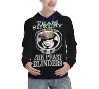 Peaky Movie Sweat à capuche pour femme Motif TV Blinder Film Lady - Vintage TV Series Pullover Sweatshirt avec capuche - Haut tendance décontracté pour les fans - Cadeau pour elle, In-12, M