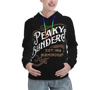 Peaky Movie Sweat à capuche pour femme Motif TV Blinder Film Lady - Vintage TV Series Pullover Sweatshirt avec capuche - Haut tendance décontracté pour les fans - Cadeau pour elle, In-4, XL