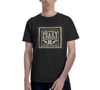 Peaky Movie T-Shirt Homme TV Blinder Film Shirt - 100% Coton Classique Col Rond Manches Courtes Tee - Vintage TV Series Clothing - Casual Fashion Top pour les fans Cadeau, In-15, XXL