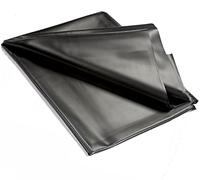 Pealihuy Bâche de Bassin en PEHD résistante aux UV, Noire, Facile à découper, for Un Aspect Naturel, Une Cascade, des bassins à koï et Un Jardin Aquatique(3x3m)