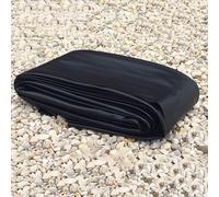 Pealihuy Bâche for Bassin à Poissons, Petits étangs, ruisseaux, fontaines et Cascades de Jardin, Noire, résistante aux UV, Facile à découper(3x4m)