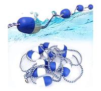 Pealihuy Bouées flottantes de sécurité pour Piscine, Cordes et Kits de flottaison pour piscines enterrées, séparation Entre la Partie Peu Profonde et la Partie Profonde, Bleu, 26,8 m (88 pi)