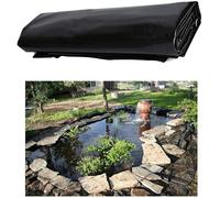 Pealihuy Easy Cutting Underlayment for Fish Or Koi,Waterfall, Fountains, Water Gardens, Black(10x10m)
