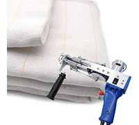 PEALOV Tissu De Tufting De Lin 1*5 M, Support Primaire Pour Pistolets De Touffetage De Tapis, Mousseline De Couture