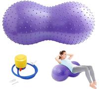 Peanut Ball,90 X 45 Cm,Sensory Exercise Ball For Kids,Yoga Ball With Pump,Anti-Burst Thick Exercise Ball For Work,Childbirth,Physiotherapy