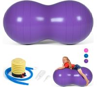 Peanut Ball,Balle De Massage Pour Yoga Pilates Physiothérapie,Anti-Burst Ball D'exercice 90x45cm Avec Pompe À Main,Gym Qualité Fitness Ball Pour Grossesse,Enfants,Femmes,Hommes.[K1011]