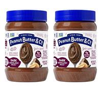 Peanut Butter & Co. Dark Chocolatey Dreams Lot de 2 pots de beurre d'arachide, sans OGM, sans gluten, végétalien, 473,6 g