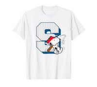Peanuts Baseball Snoopy Swing Varsity Sports Comics Classique T-Shirt