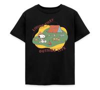 Peanuts Camping Vivre La Vie en Plein Air T Shirt Enfant
