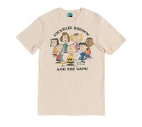 Peanuts Charlie and The Gang Natural T Shirt