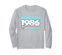 Peanuts Charlie Brown Baseball Team Epic 86 Sports Game Hero Manche Longue