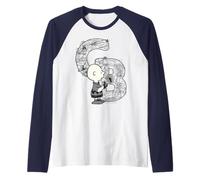 Peanuts Charlie Brown Globetrotter Adventure Holiday Tourist Manche Raglan