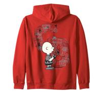 Peanuts Charlie Brown Globetrotter Adventure Holiday Tourist Sweat à Capuche