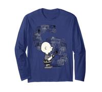 Peanuts Charlie Brown Globetrotter Adventure Tourist Holiday Manche Longue