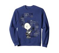 Peanuts Charlie Brown Globetrotter Adventure Tourist Holiday Sweatshirt