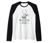 Peanuts Charlie Brown Good Grief Dessin animé de golf classique Manche Raglan