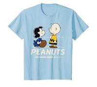 Peanuts Charlie Brown Lucy Hang Out USA Football Classique Fun T-Shirt
