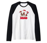 Peanuts Charlie Brown Lucy Sally Baseball Team Friends Rétro Manche Raglan