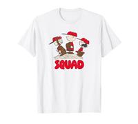 Peanuts Charlie Brown Lucy Sally Baseball Team Friends Rétro T-Shirt