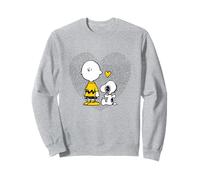 Peanuts Charlie Brown Snoopy Dot Heart Sweatshirt