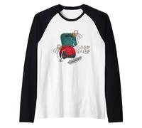 Peanuts Christmas Charlie Brown Good Grief Boule de Noël à Paillettes Manche Raglan
