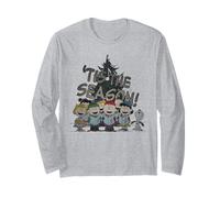 Peanuts Christmas Gang Snoopy Charlie Brown Tis The Retro Season Manche Longue