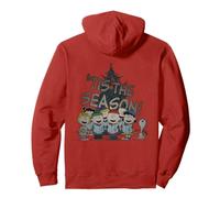 Peanuts Christmas Gang Snoopy Charlie Brown Tis The Retro Season Sweat à Capuche