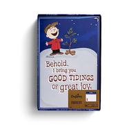 Peanuts Christmas - Good Tidings of Great Joy - Lot de 18 cartes de Noël dans une boîte