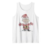 Peanuts Christmas Retro Charlie Brown Vintage Santa 80s 90s Party Débardeur