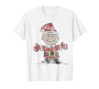 Peanuts Christmas Retro Charlie Brown Vintage Santa 80s 90s Party T-Shirt