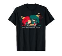 Peanuts Christmas Sally Schroeder Mistletoe Kiss Piano Christmas T-Shirt