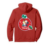 Peanuts Christmas Snoopy Charlie Sally Retro Eat Drink Merry Art Sweat à Capuche