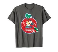 Peanuts Christmas Snoopy Charlie Sally Retro Eat Drink Merry Art T-Shirt