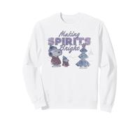 Peanuts Christmas Snoopy Woodstock Making Spirits Vintage Bright Sweatshirt